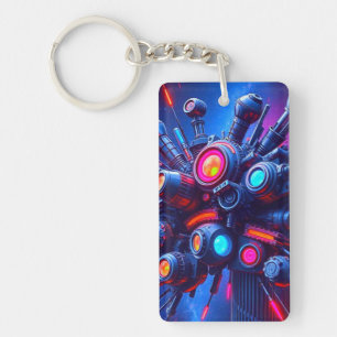 Porte - clé Orb Tech futuriste Accessoire