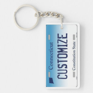 Porte - clé personnalisable de plaque