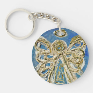 Porte - clé personnalisé Blue Guardian Angel