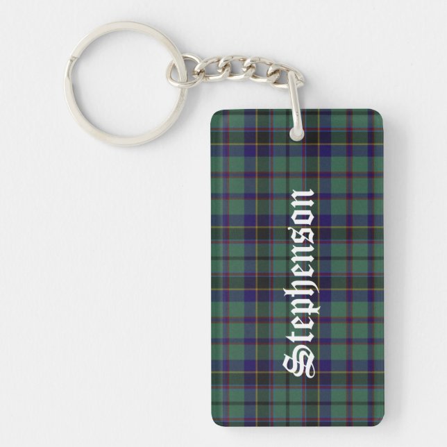 Porte - clé personnalisé Stephenson Tartan (Devant)