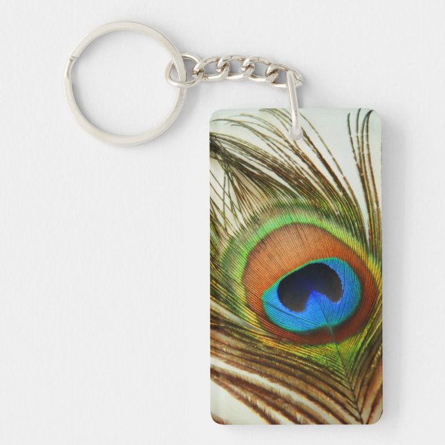 Porte - clé photo Peacock Feather (Devant)