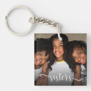 Porte - clé photo Sisters Script