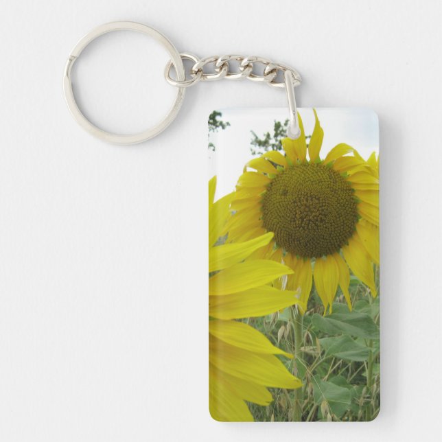 Porte - clé photo Sunflower (à un côté) (Devant)