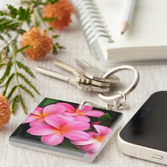 Porte - clé Plumeria (Devant Droit)