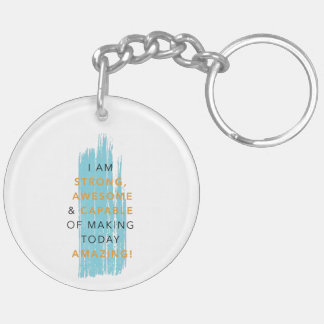 Porte - clé quotidien d'affirmation