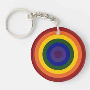Porte - clé Rainbow Bullseye