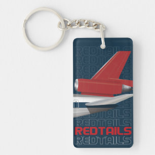 Porte - clé Red Tails Airliner