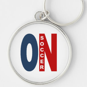 Porte clé rond Premium ONTARIO SOCCER Keychain