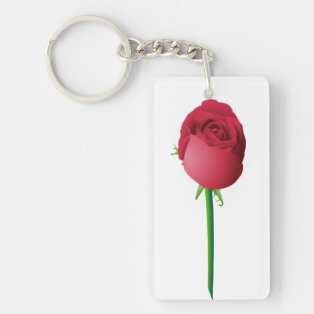 Porte - clé rose (Devant)