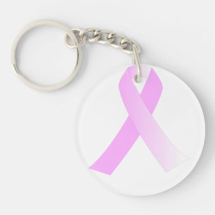 Porte - clé rose de conscience de cancer du sein