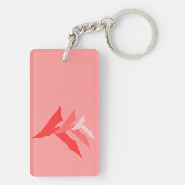 PORTE - CLÉ ROSE DE VÉRITÉ (Dos)