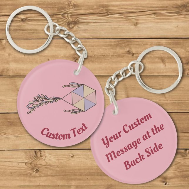 Porte - clé rose Icône Kite (Créateur téléchargé)