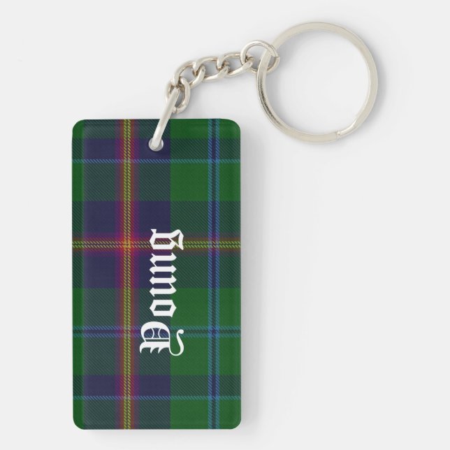 Porte - clé Tartan Jeu personnalisé (Dos)