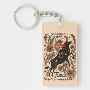 Porte - clé Taurus Celestial Zodiac Art