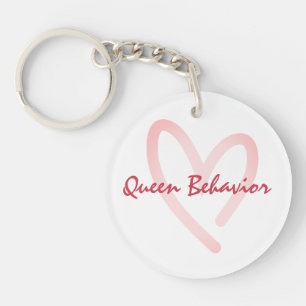 Porte - clé tendance Queen Behavior