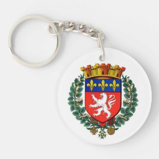 porte clef acrylique blason lyon