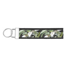 Porte-clefs avec aquarelle de pélicans
