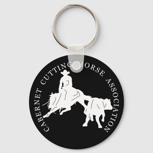 Porte Clefs Cabernet CHA Blanc Keychain (Front)