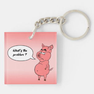 Porte-clefs Ronchon le cochon