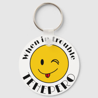 PORTE-CLÉS テヘペロちゃんマーク(L) キーホルダー
