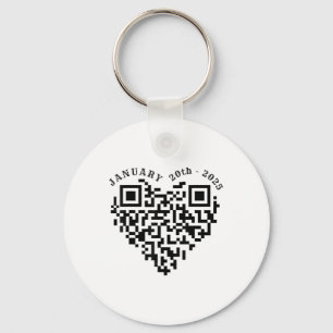Porte-clés 01-20-2025 Drôle Trump Dance Troll Qr Scan Preside