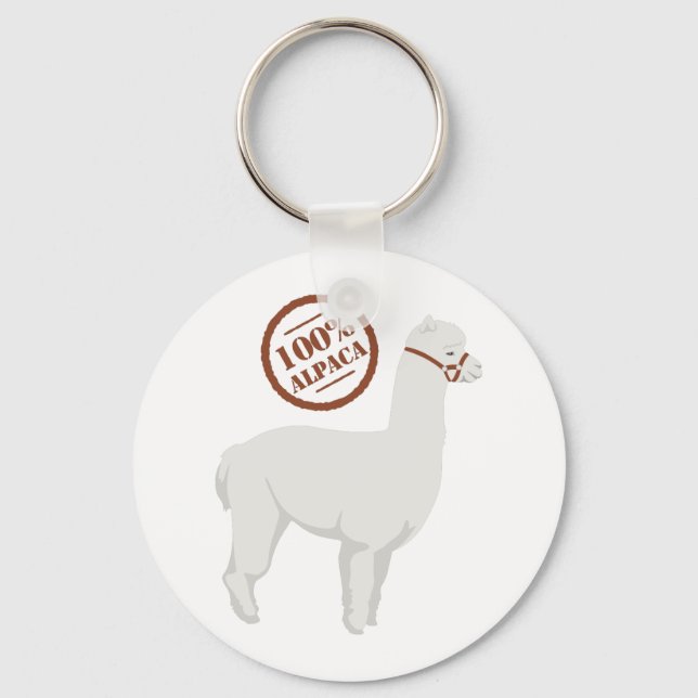 Porte-clés 100% Alpaca (Recto)
