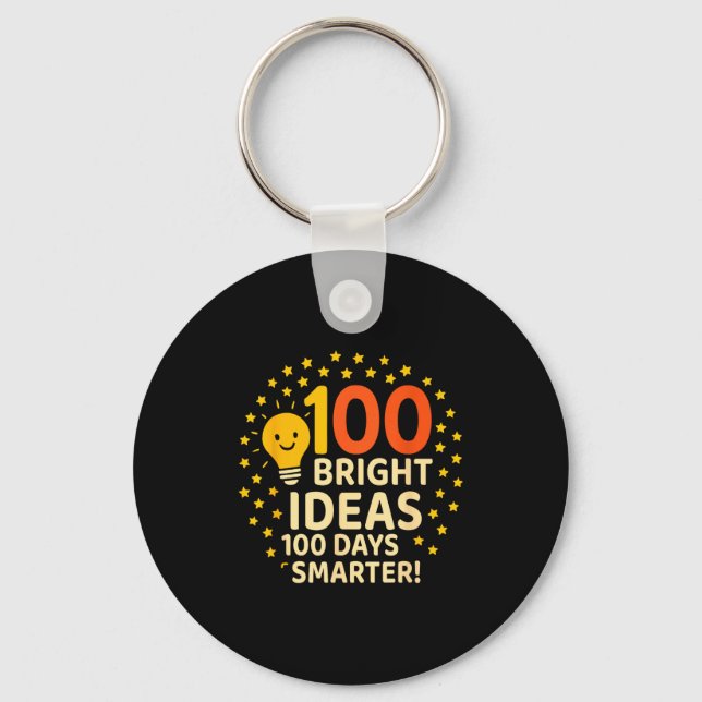 Porte-clés 100 Bright Ideas 100 Days Smarter Design, 100 Days (Recto)