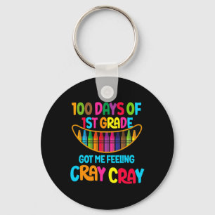 Porte-clés 100 Jours De 1Ème Année M'Ont Fait Sentir Cray Tea