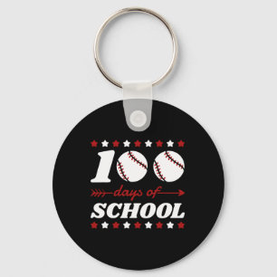 Porte-clés 100 Jours De Baseball Scolaire