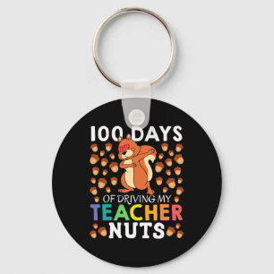 Porte-clés 100 Jours De Conduite Mon Enseignant Nuts Amusant