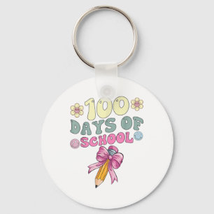 Porte-clés 100 Jours De Filles D'École Coquette Bow 100e Jour