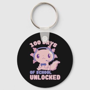 Porte-clés 100 Jours De Gamer Axolotl 100E Jour De Scho
