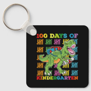 Porte-clés 100 Jours De Maternelle T Rex Dinosaur School