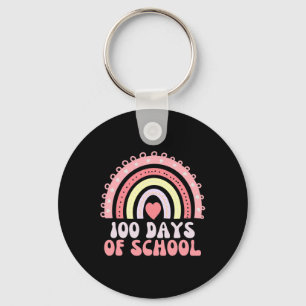 Porte-clés 100 Jours D'École Arc-En-Ciel 100E Jour D'École 10