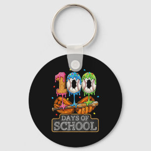 Porte-clés 100 Jours D'école Baseball Crème Glacée Dégoulinan