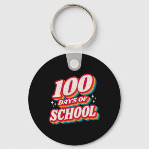 Porte-clés 100 Jours D'École Et Toujours Aimer Il Coeur 100T