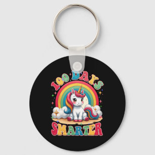 Porte-clés 100 Jours Enfants Plus Smarter Girls Unicorn 100e