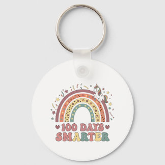 Porte-clés 100 jours plus intelligents filles licorne 100ème