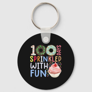 Porte-clés 100 Jours Saupoudrés De Cupcake Fun 100 jours de s
