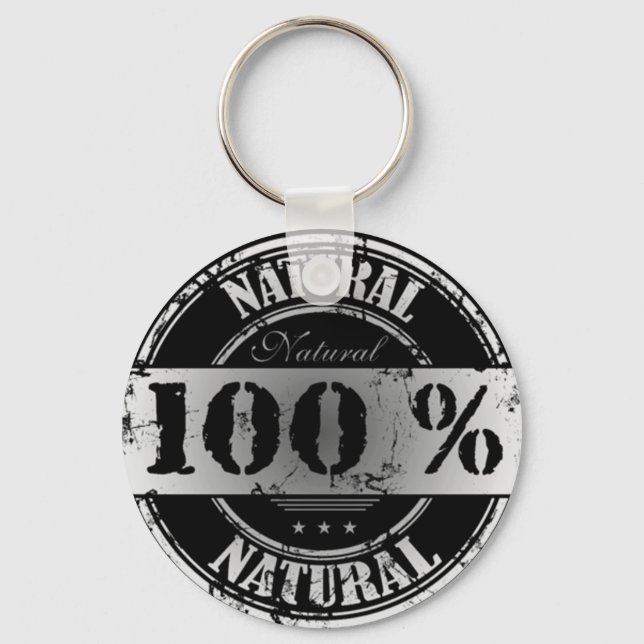 Porte-clés 100% Porte - clé naturel (Recto)