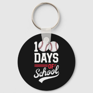 Porte-clés 100e Jour De L'École Baseball 100 Jours Enfants