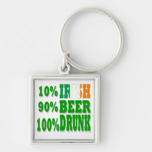 Porte-clés 10% irlandais
