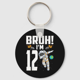 Porte-clés 12e anniversaire Astronaut Bruh Im 12 ans naissanc