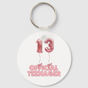 Porte-clés 13e anniversaire des ballons à huile officiels po