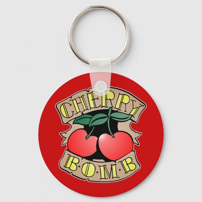 Porte-clés 1413032011 Cherry Bomb Inverso (Rocker & Kustom) (Recto)