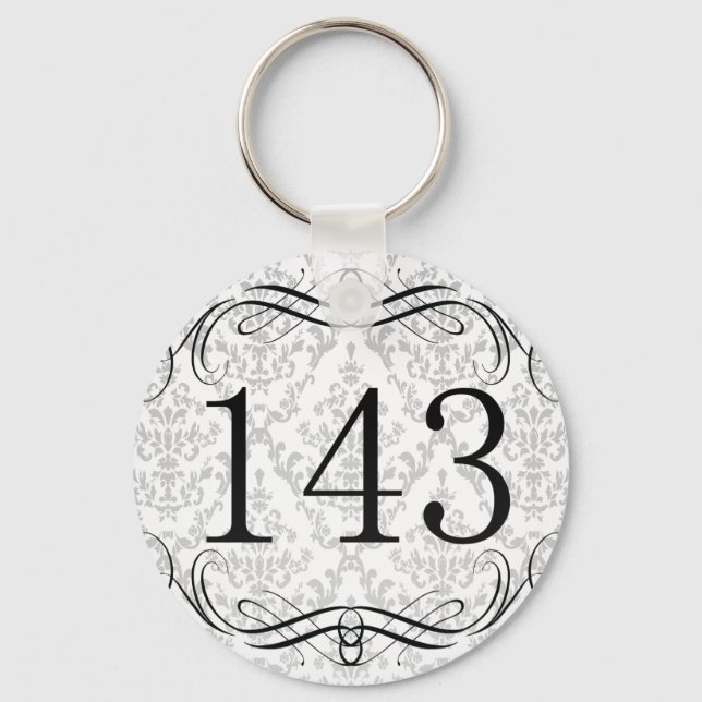 Porte-clés 143 Indicatif régional (Recto)