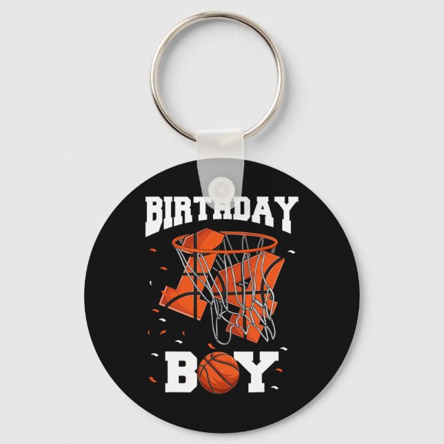 Porte-clés 14e anniversaire Basketball enfants (Recto)