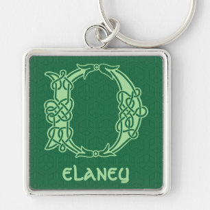 Porte-clés 16e siècle Celtic Knot Capitale décorative D