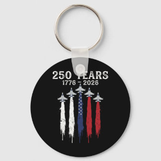 Porte-clés 1776-2026 250e anniversaire États-Unis 250 ans d'a