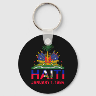 Porte-clés 1804 Haïti Île Mignonne Haïti Date de l'Indépendan